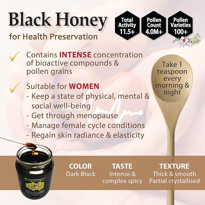 [Gift Choice] Tualang Honey Gift Set | Total Activity 9.5+ to 14+ | Pollen Count 2.4M+ to 6.5M+ | Pollen Varieties 100+ to 200+ | Multiple Awards-Winning (Red)