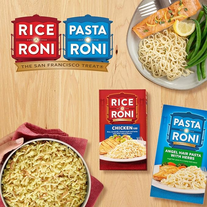 Pasta Roni Olive Oil &amp Italian Herb Linguine 4.7oz Boxes (24 Pack)