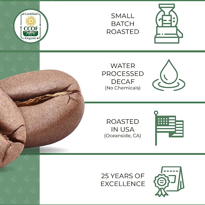The Bean Organic Coffee Company Central America and Mocha Java Medium Roast Whole Bean Coffee 16-Ounce Bag