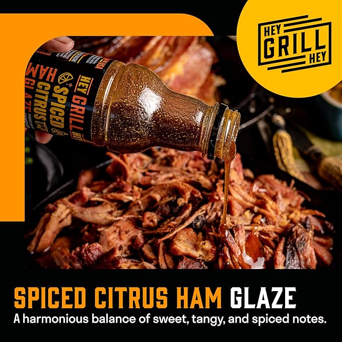Hey Grill Hey | Ham Rub &amp Ham Glaze Seasoning Kit | Smoked Pulled and Spiral Ham recipes. | Double Smoked Ham Kit