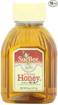 Sue Bee Honey 8-Ounce Bottle (Pack of 12)
