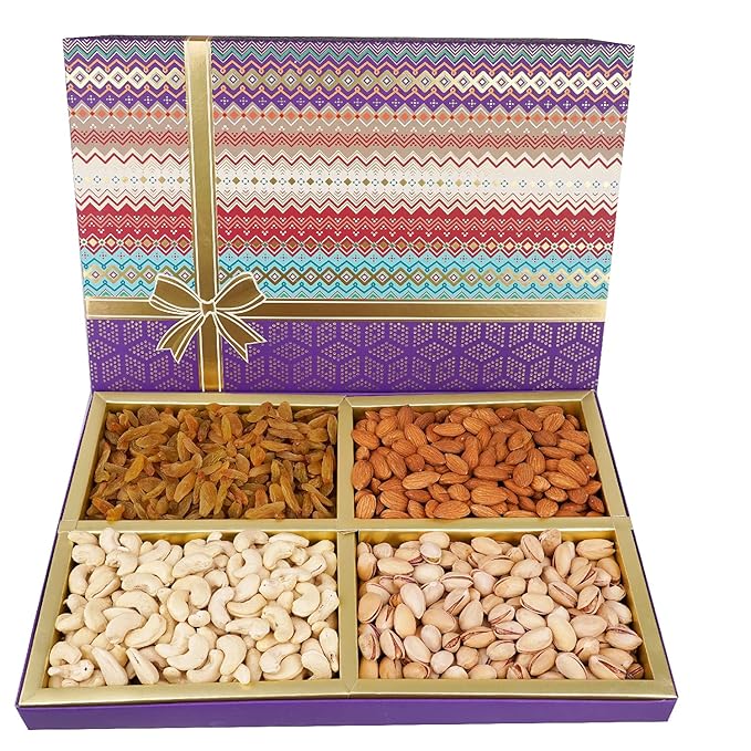 Jaiccha Ghasitaram Dryfruits Hamper-Fruit n Nut Dryfruit Box 800 gms |Gift for DiwaliHoliRakhiValentineChristmasBirthdayAnniversaryHerHim|
