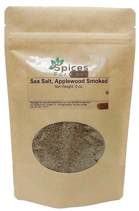 SpicesForLess - BBQ Seasoning Variety Set (4 - 8 oz Pouches) - Kosher - Southern Hickory Chipotle Dry Rubs &amp Applewood Sea Salt (SATISFACTION GUARANTEED)