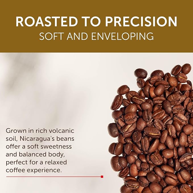 illy Whole Bean Coffee Nicaragua Single Origin Medium Roast 100% Arabica Premium Italian Coffee Ideal for Espresso Drip Moka and French Press Brewing 8.8oz 6 Pack