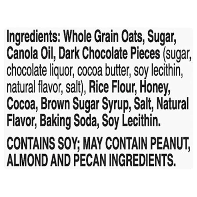Nature Valley Crunchy Granola Bars Oats 'n Dark Chocolate 12 Bars 8.94 OZ (6 Pouches) (Pack of 6)