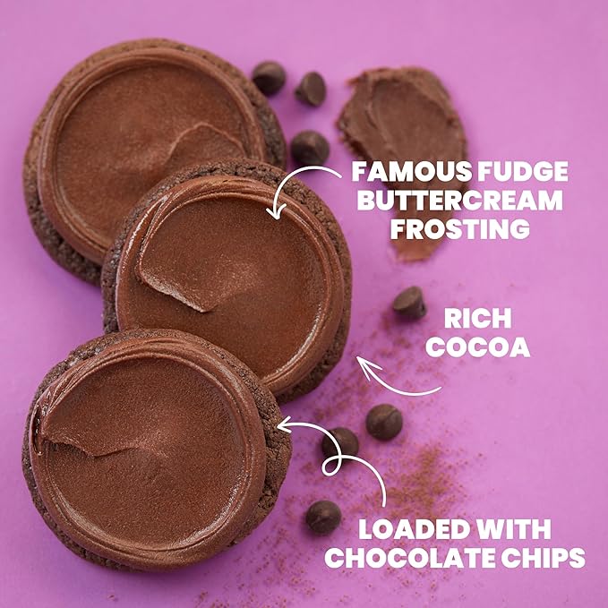 Cheryl's Cookies® Triple Chocolate Cookie Gift Box w/12 Soft &amp Chewy Chocolate Cookies Individually Wrapped in Gift Box Kosher For Any Occasion Family Friends Loved Ones Coworkers