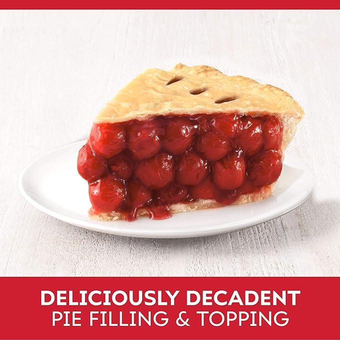 Duncan Hines Comstock More Fruit Cherry Pie Filling and Topping 21 oz. (Pack of 8)