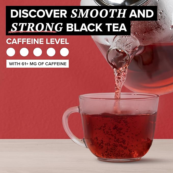 TAZO Organic Awake English Breakfast Black Tea Bags Bold Traditional Breakfast-Style Black Tea 144 Total Tea Bags (36ct - Pack of 4)