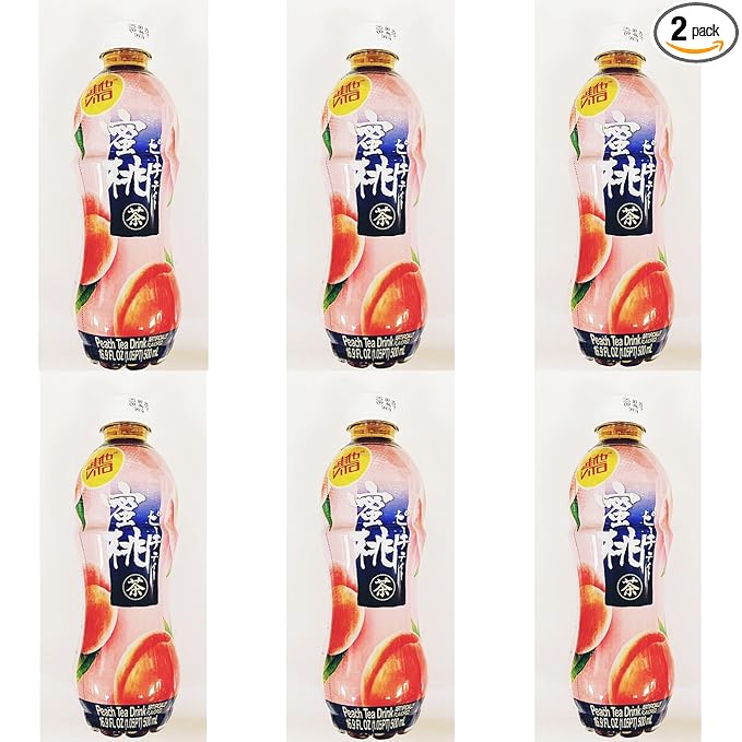 Peach Tea Drink 16.9 FL OZ 500ml6 Bottles