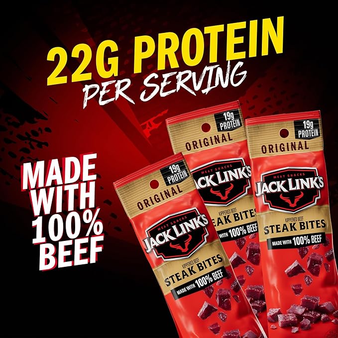 Frito Lay Jack Link's Steak Bites Variety Pack (Pack of 8)