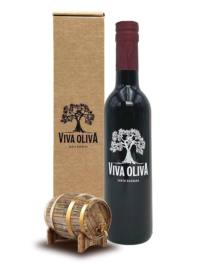 Viva Oliva 18 Year Traditional Balsamic Vinegar - 375ml (12.7oz) - Premium Quality - 100% Natural - Barrel Aged Gourmet Balsamic from Modena Italy