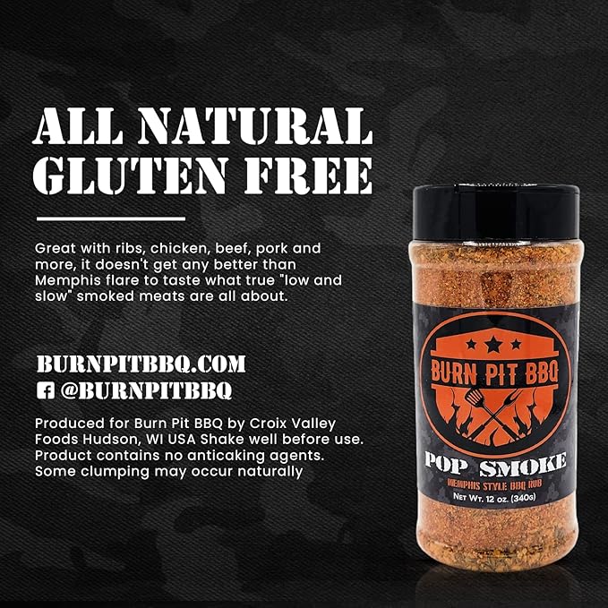 BBQ Rub Gift Set - Memphis Style &amp All-Purpose Seasonings for Smoking Grilling Ribs Brisket Pork Chicken - Ultimate Grilling Gift for Men &amp Women