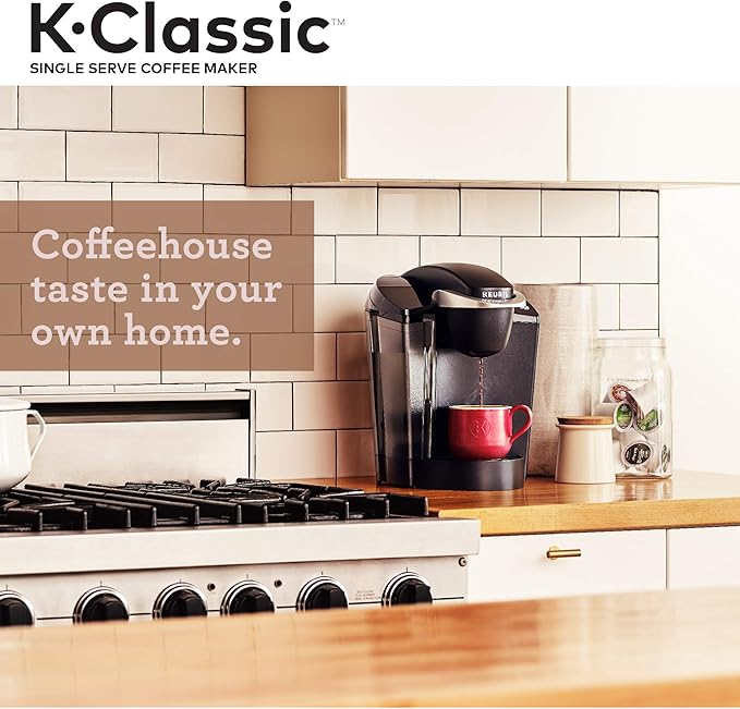 Keurig K-Classic Coffee Maker with McCafé Classic Collection Variety Pack 40 Count K-Cup Pods