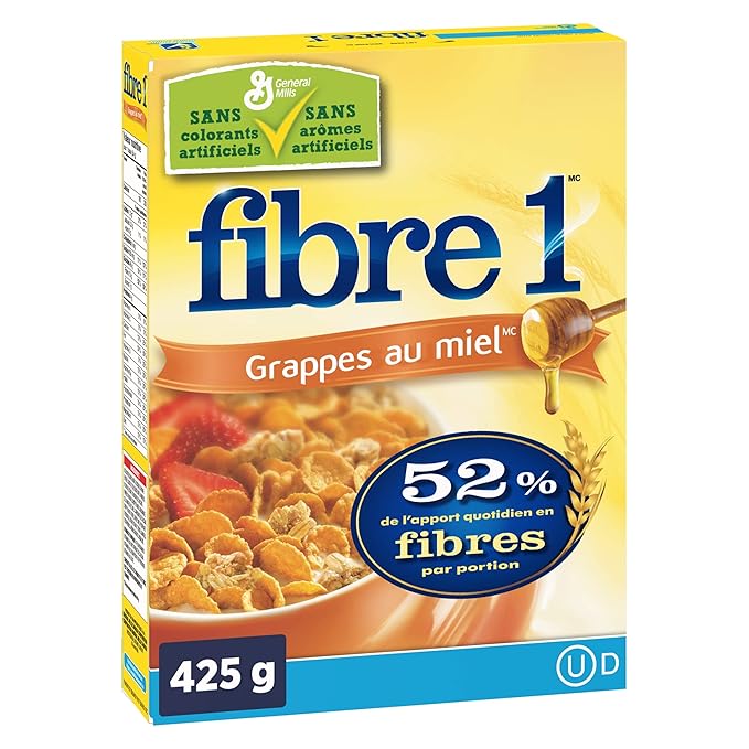 Fibre 1 Honey Cluster Cereal 425g/15oz.