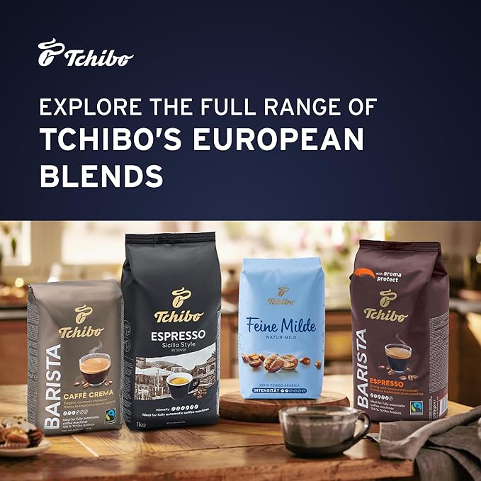 Tchibo Exclusive Coffee Premium Ground 8.8-Ounce Vacuum Packs (Pack of 4)