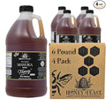 HONEY FEAST Propolis Infused Raw Manuka Honey 6 Pound (Pack of 4) – New Zealand Manuka Blend with Propolis MGO182 Patent Pending Formula