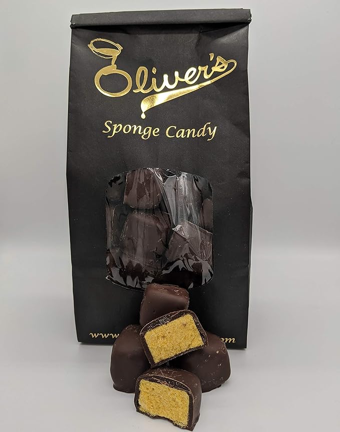 Oliver's Sponge Candy - Dark Chocolate 1 pound