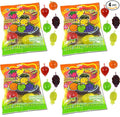 Din Don Fruity's JU-C Jelly Fruit Snacks Pack of 4