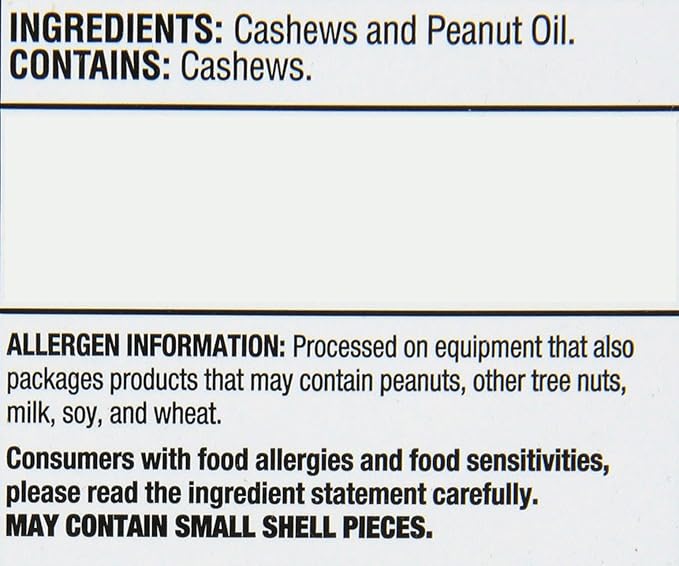 Kirkland Signature Kirkland Signature Unsalted Cashews 2.5 Pound