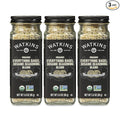 Watkins Gourmet Organic Spice Jar Everything Bagel Sesame Seasoning Blend 3.0 oz. Bottle 3-Pack