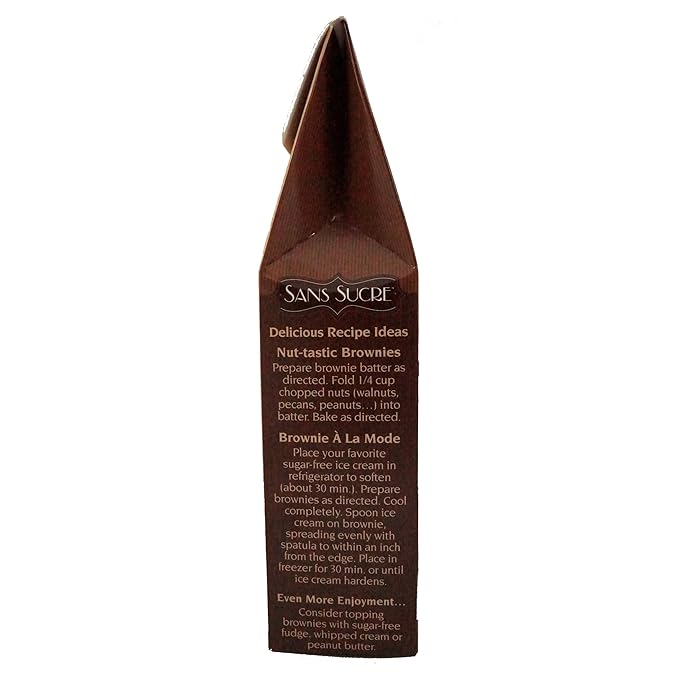 Sans Sucre Milk Chocolate Brownie Mix 8-Ounce (Pack of 6)