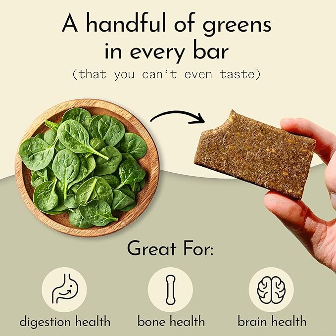 Send Bars Plant-Based Vegan Healthy Protein Bars With Greens (Banana Bread 8 Bars) – Only Real Ingredients Zero Added Sugar Gluten-Free Dairy-Free