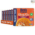 Ben's Original Flavored Ready Rice Spanish Style Microwave Rice for an Easy Lunch Suitable for Vegetarians Family Size Multipack - 17.3 oz (Pack of 6)