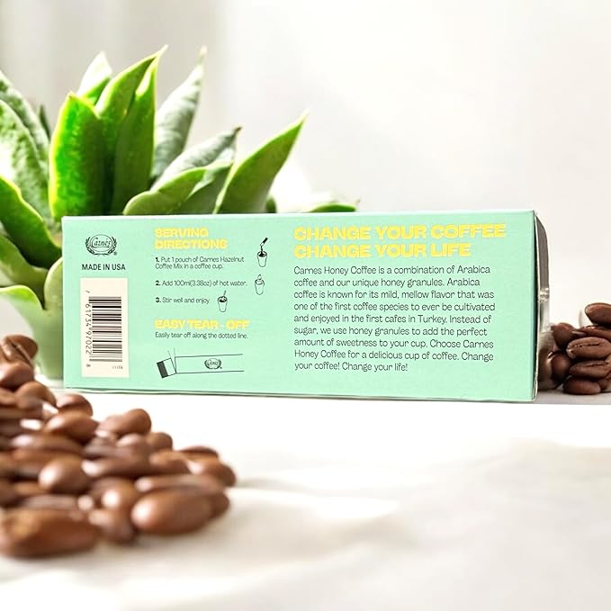 Instant Coffee Powder Quick Dissolving (COMBO HAZELNUT HONEY COFFEE)