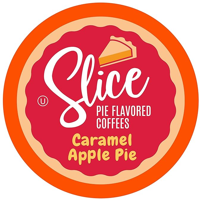 Slice Coffee Flavored Coffee Apple Pie Compatible with K Cup Brewers Including 2.0 40 Count