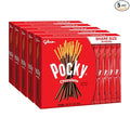 Pocky Chocolate Biscuit Sticks Share Pack – 5 Box Bundle – Japanese Snack with Rich Chocolate Coating – Shareable On-the-Go Treat