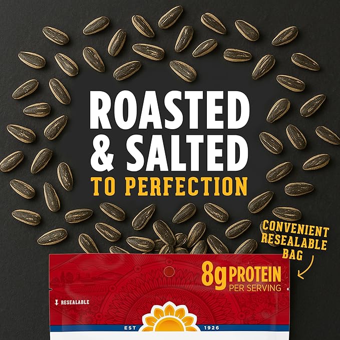 DAVID Roasted and Salted Cracked Pepper Jumbo Sunflower Seeds Keto Friendly 5.25 oz 12 Pack