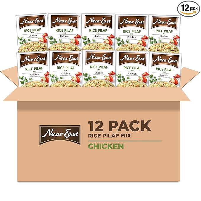 Near East Rice Pilaf Mix Chicken 6.25oz Boxes (12 Pack)