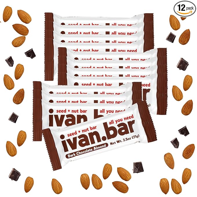 Protein Packed Energy Snack Bar | Provides Healthy Energy | Vegan All Natural Ingredients | Soy Dairy &amp Gluten Free (Chocolate - 12-2.5 Oz. Bars)