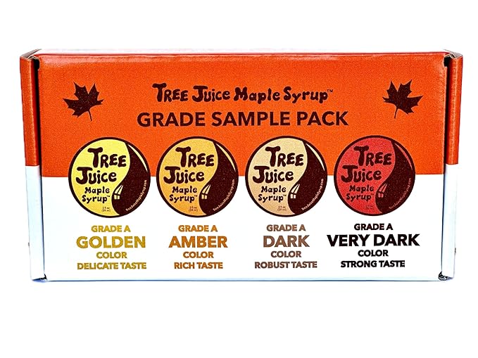 Tree Juice Maple Syrup Grade Sample Pack