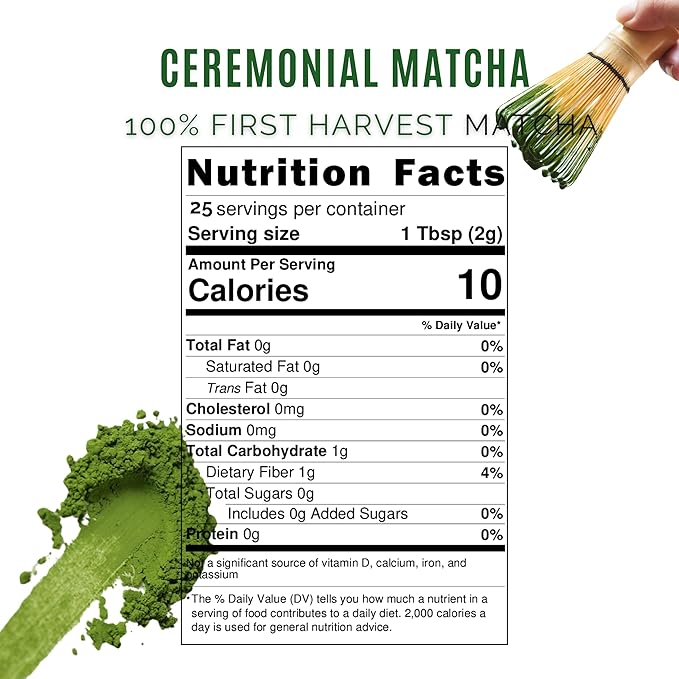 Satoen Authentic Japanese Ceremonial Grade Matcha Powder 1.76oz (50g) - Ceremonial Grade Green Tea Powder from Spring First Harvest - Made in Japan for Matcha Usucha Straight or Latte