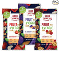 Good Thinking Foods Fruit &amp Veggie Bars - Variety Pack | Mediterranean Diet Snack Vegan Organic Fruit Real Vegetables High Fiber (12g) Healthy Fats Antioxidants No Added Sugar Great Tastin