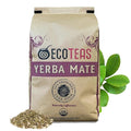 ECOTEAS Organic Yerba Mate Loose Leaf Tea – Unsmoked Detox Herbal Tea for Natural Energy – Coffee Alternative - Kosher Non-GMO Gluten-Free - Traditional Leaf-Stem Cut 5 lb