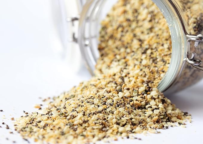 Food to Live Organic FiberFull Flax Hemp and Chia Seeds Blend 5 Pounds with Cold-Milled Flax Non-GMO Bulk. Rich in Omega 3 and Fiber. Perfect for Smoothies Salads Oatmeal