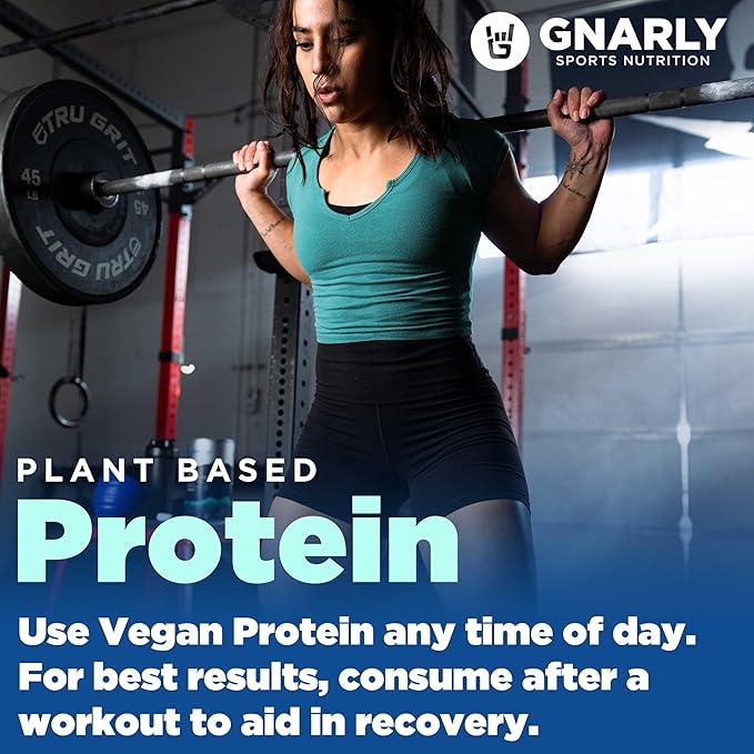 Gnarly Vegan Plant Protein Meal Replacement - Chocolate (28.2oz) and Gnarly Nutrition Preworkout Mango (14.82oz)