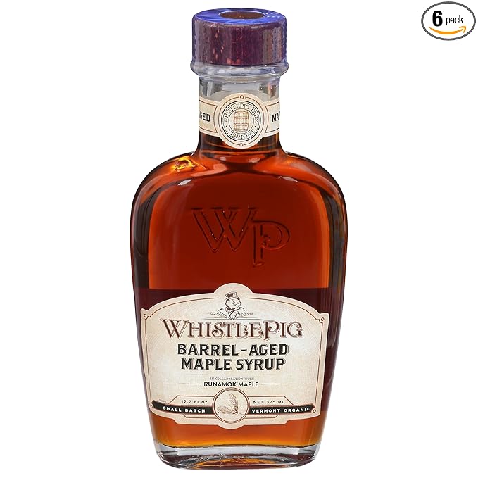 Generic R.unamok Maple Rye Whiskey Barrel Aged Maple Syrup 12.7 fl oz (Pack of 6)