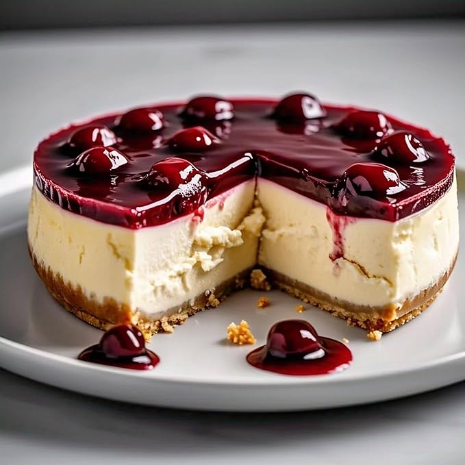 ANDY ANAND CHOCOLATIER Sugar Free Cherry Cake 2.9 lbs - Gourmet Freshly Made All-Natural Ingredients No Preservatives Diabetic-Friendly Gourmet Gift Boxed Delight