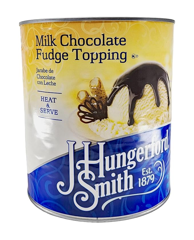 J. Hungerford Smith Milk Chocolate Fudge Dessert Topping | Kosher | 7.93 lb