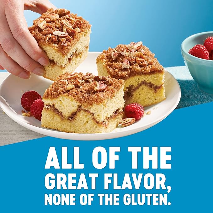 Krusteaz Gluten Free Baking Mix Cinnamon Swirl Crumb Cake &amp Muffin Mix 12-Ounce Box (Pack of 12)
