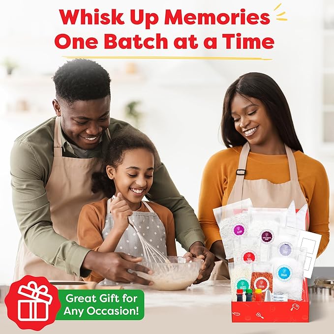 Baketivity Whoopie Pie Burgers Baking Kit for Kids Set - Real Cooking Set for Girls &amp Boys Ages 5-12 - Baking Kit with Premeasured Ingredients STEM Kit for Kids with Instructions