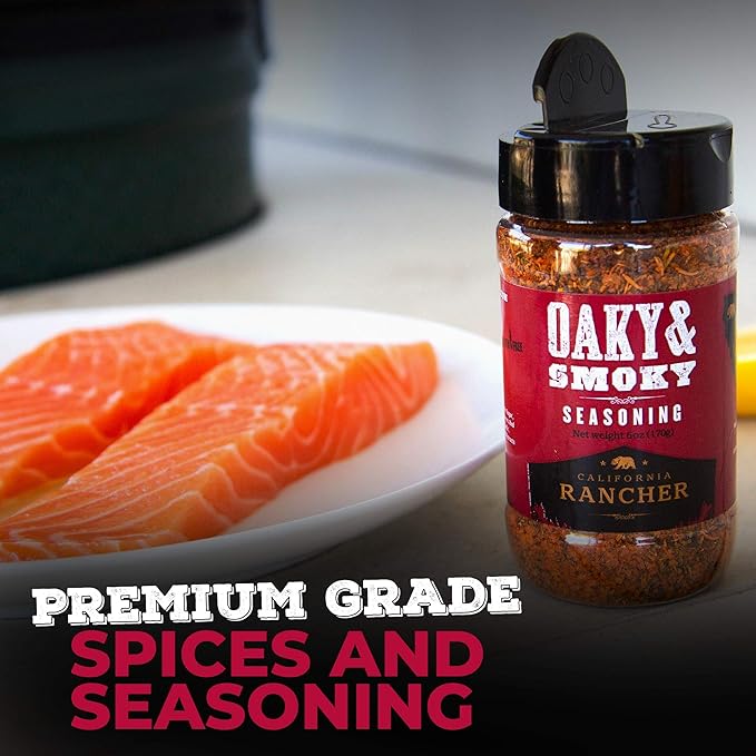 California Rancher - Santa Maria Seasoning Monterey Seafood Seasoning and Oaky &amp Smoky Bbq Dry Rub Gluten-free Bbq Rubs and Spices for Smoking