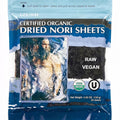 Raw Organic Nori Sheets 50 qty Pack! - Certified Vegan Raw Kosher Sushi Wrap Papers - Premium Unheated Un Cooked untoasted dried - RAWFOOD