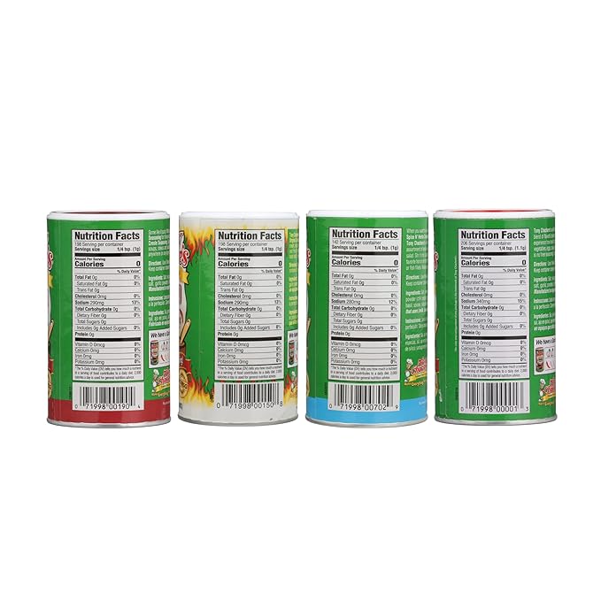 Tony Chachere Seasoning Blends Variety Pack 4 Count