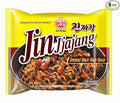OTTOGI JIN Jjajang Korean Instant Noodles – Black Bean Sauce Ramen Chewy Noodles 4.76 oz (Pack of 8)