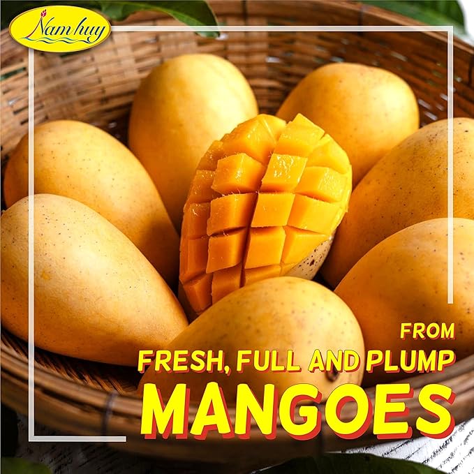 NAM HUY Vietnam's Dried Jackfruit Dried Mango Dried Banana and Dried Mixed Fruit Snacks Original Taste of Vietnamese Fruits No-Added Sugar or Preservatives Delicious Crispy Texture (Total 96Oz)