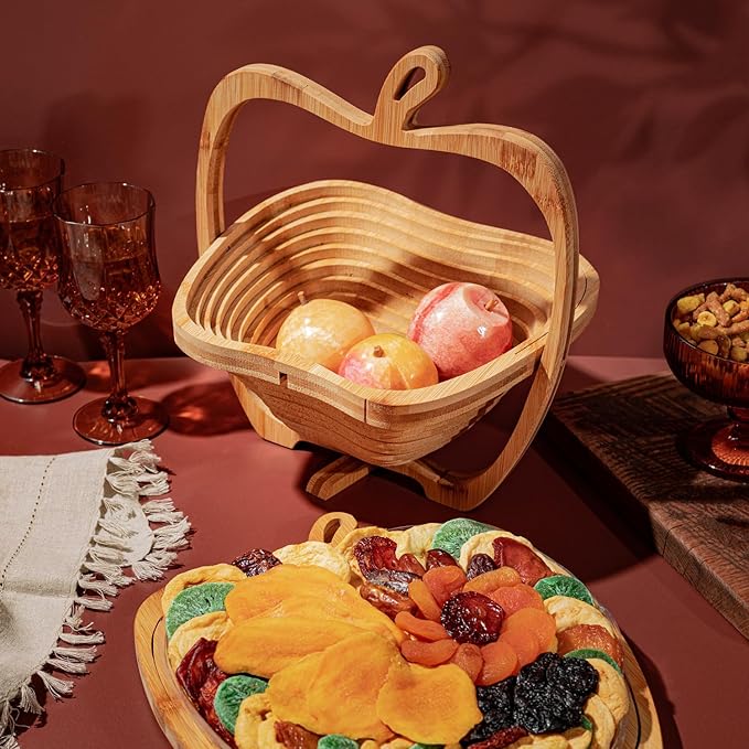 Dried Fruit Gift Basket - Healthy Gourmet Snack Box - Holiday Food Tray - Variety Snacks - Easter Birthday Sympathy Mom Dad Corporate Tray - Bonnie &amp Pop
